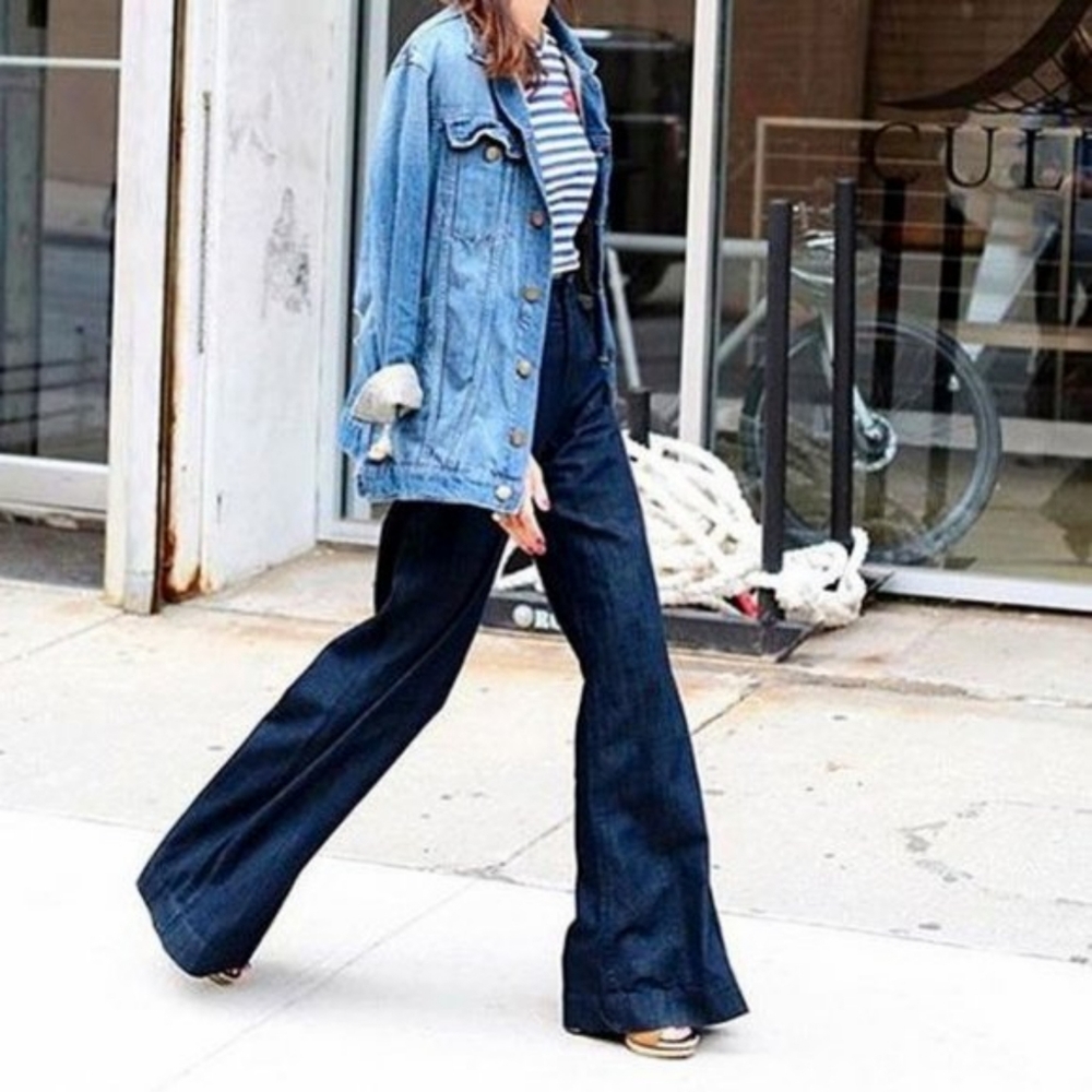 Madewell Dark Wash Widelegger Jeans Size 25